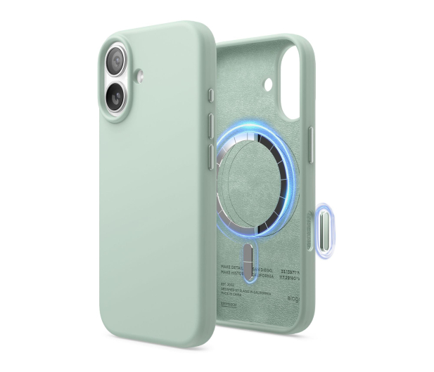 Elago Magsafe Silicon Case do iPhone 17 Mint ES17MSSC61-MT - 1360448 - zdjęcie